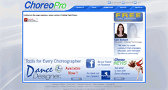 Desktop Screenshot of choreopro.com